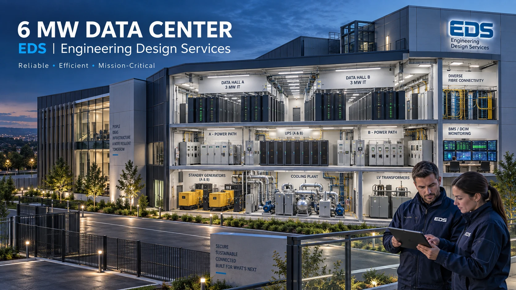 6 MW Greenfield Data Center — Berlin