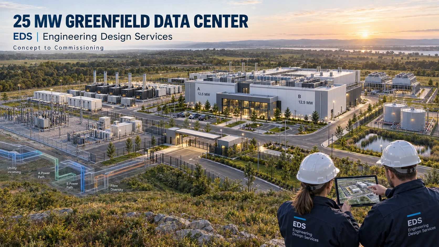 25 MW Greenfield Data Center — Frankfurt