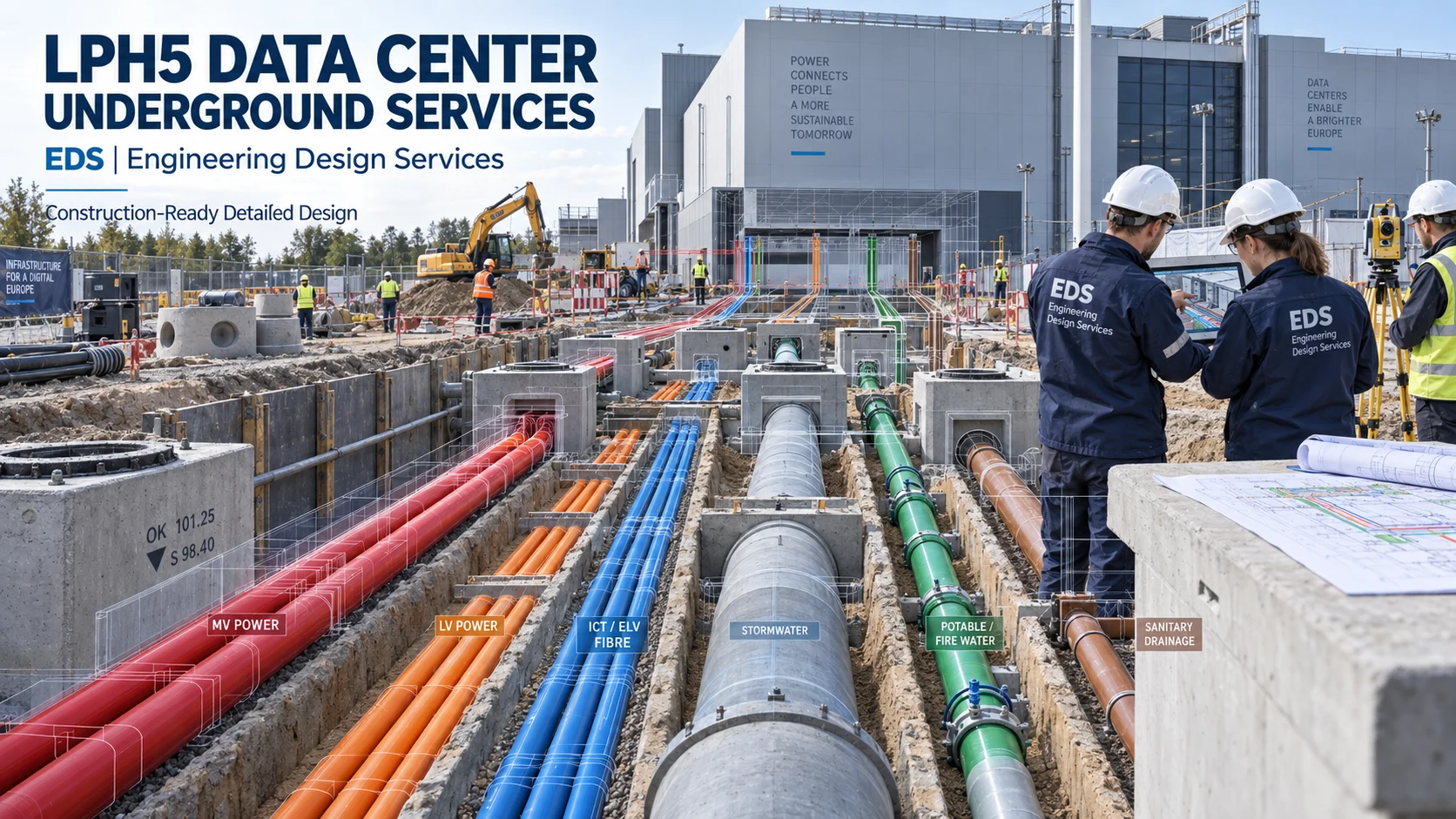 LPH5 Data Center Underground Services — Frankfurt