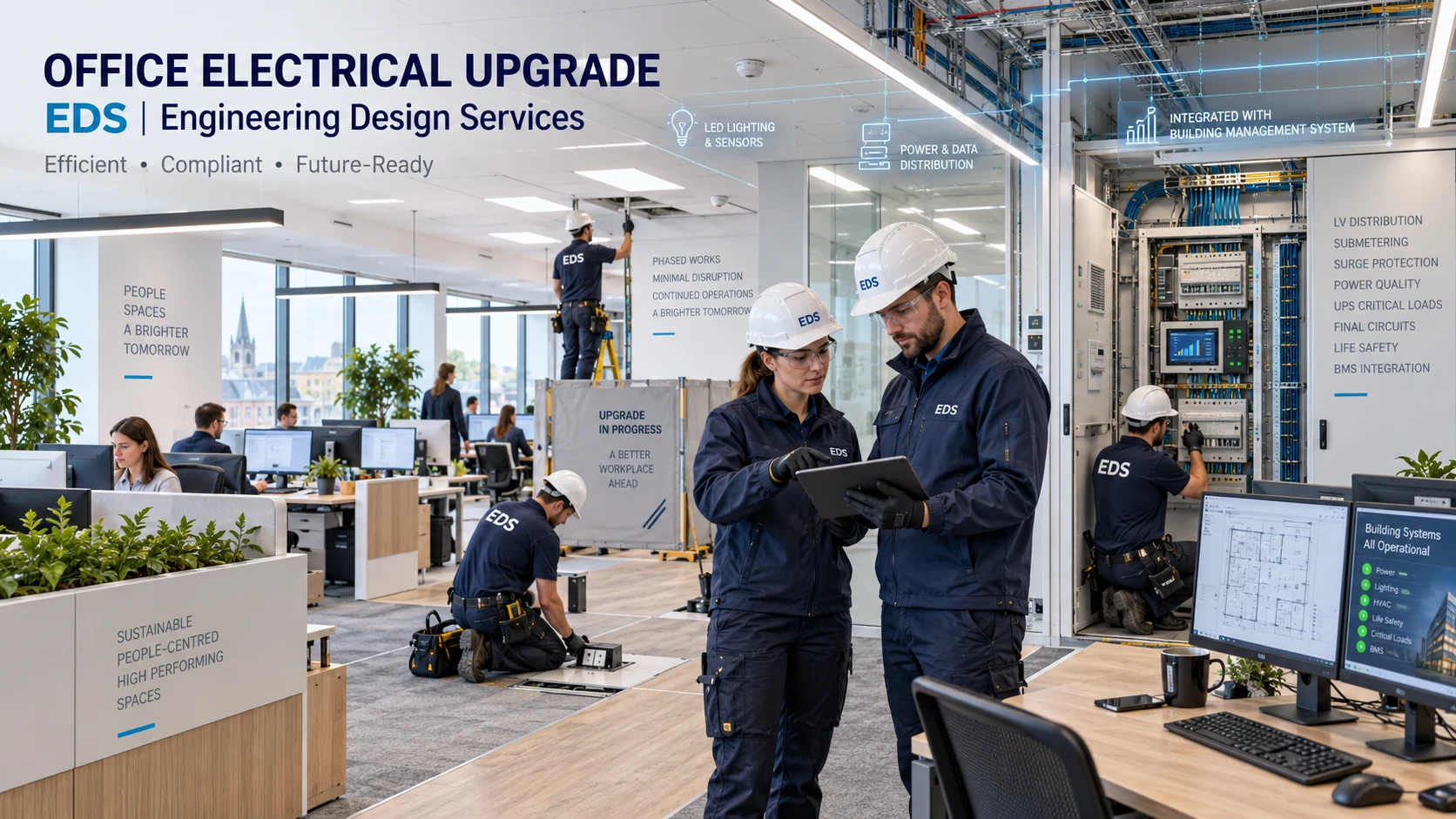 Office Electrical Upgrade — Data Center Campus, Frankfurt