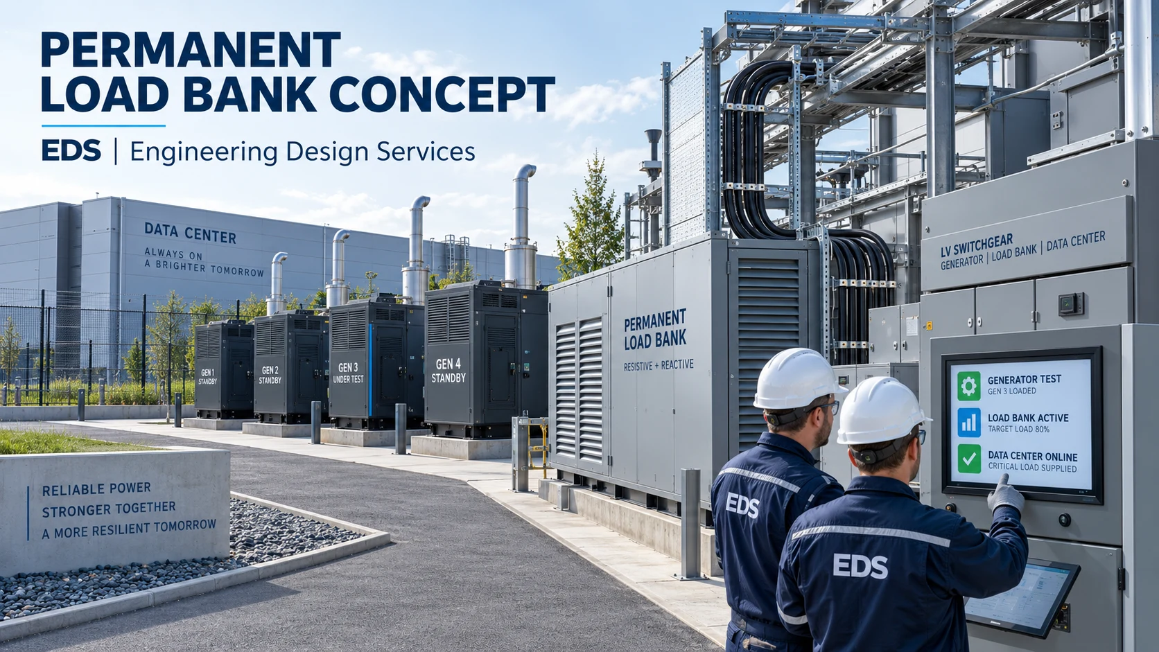 Permanent Load Bank Concept - Data Center, Frankfurt